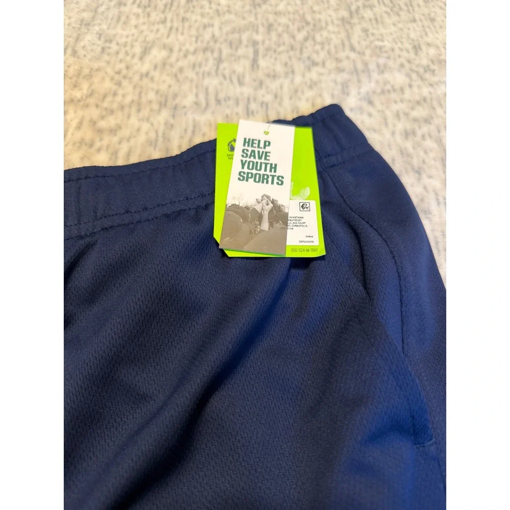 DSG Men Size XXL All Purpose Moisture Wicking Athletic Shorts Navy Blue‎ NWT